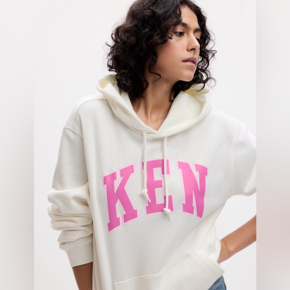 NWT!! Unisex Gap × BarbieT™ Ken Graphic Hoodie - Sz L